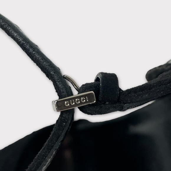 GUCCI Black SILVER PYTHON Black Suede BROGUE MARY JANE 38 1/2 - Picture 10 of 11